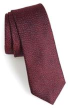 Men's Ted Baker London Dot Silk Tie, Size - Burgundy