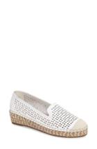 Women's Bella Vita Channing Cutout Espadrille Loafer .5 N - White