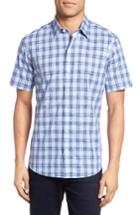 Men's Zachary Prell Hwang Trim Fit Plaid Sport Shirt