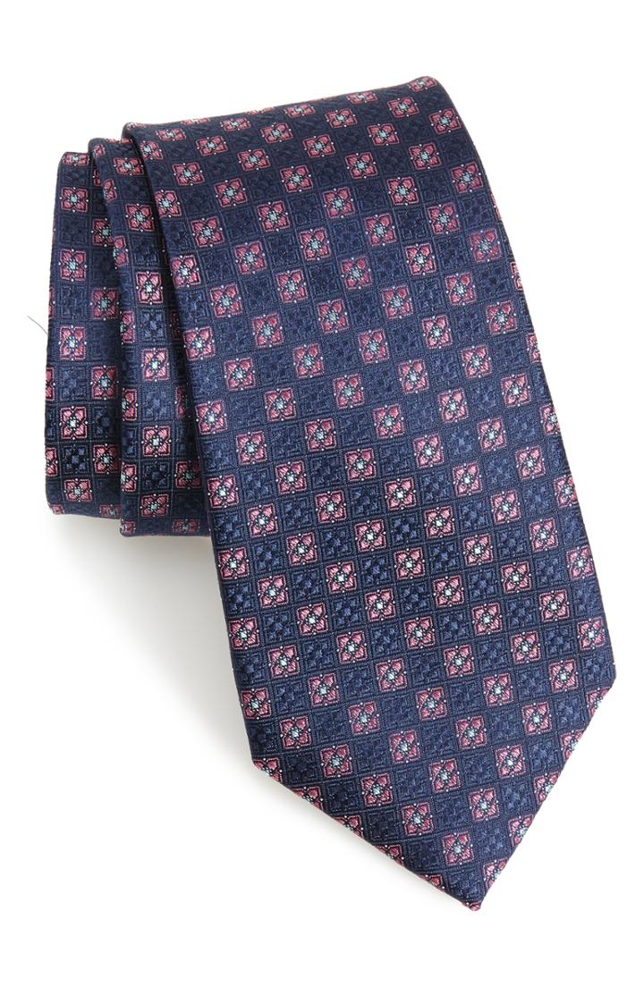 Men's Nordstrom Men's Shop Kaye Medallion Silk Tie