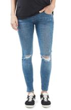 Women's Topshop Jamie Embroidered Maternity Jeans