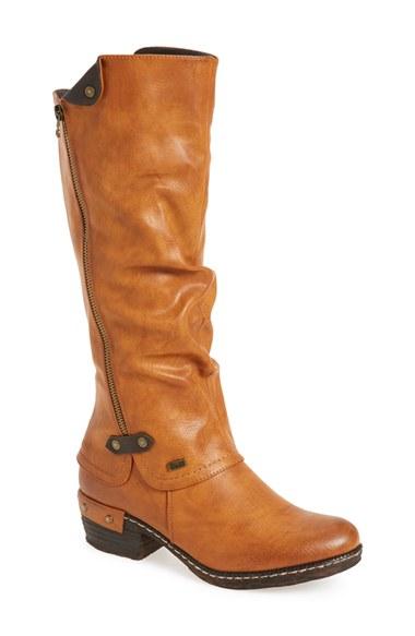 Women's Rieker Antistress 'bernadette 55' Slightly Slouchy All Weather Boot Eu - Brown