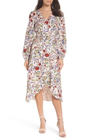 Women's Chelsea28 Floral Wrap Dress - Pink