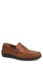 Men's Trask Sheldon Penny Loafer .5 M - Brown