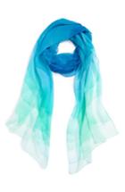 Women's Nordstrom Prismatic Color Play Oblong Silk Scarf