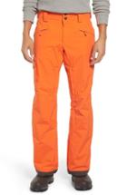 Men's Helly Hansen 'sogn' Waterproof Primaloft Cargo Snow Pants - Orange