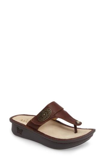 Women's Alegria 'carina' Sandal .5us / 41eu - Brown