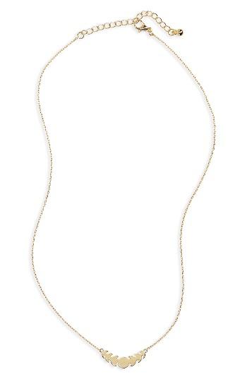 Women's Girly Moon Fade Charm Necklace