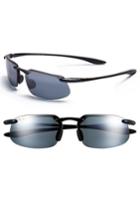 Men's Maui Jim 'kanaha - Polarizedplus2' 62mm Sunglasses - Gloss Black/ Grey