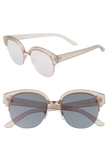 Women's Seafolly Wategos 53mm Cat Eye Sunglasses - Tan
