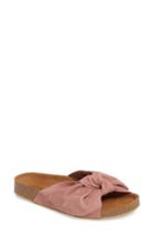 Women's Jeffrey Campbell Sunmist Knotted Slide Eu - Pink