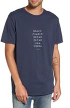 Men's Barney Cools Phonetic B. Cools T-shirt - Blue