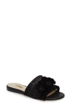 Women's Louise Et Cie Arytha Raffia Slide Sandal M - Black