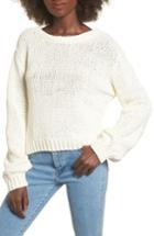 Women's J.o.a. Strappy Sweater - Ivory