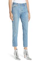 Women's Re/done Studded High Waist Crop Repurposed Jeans