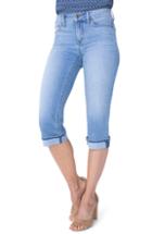 Women's Nydj Marilyn High Waist Cuffed Stretch Crop Jeans