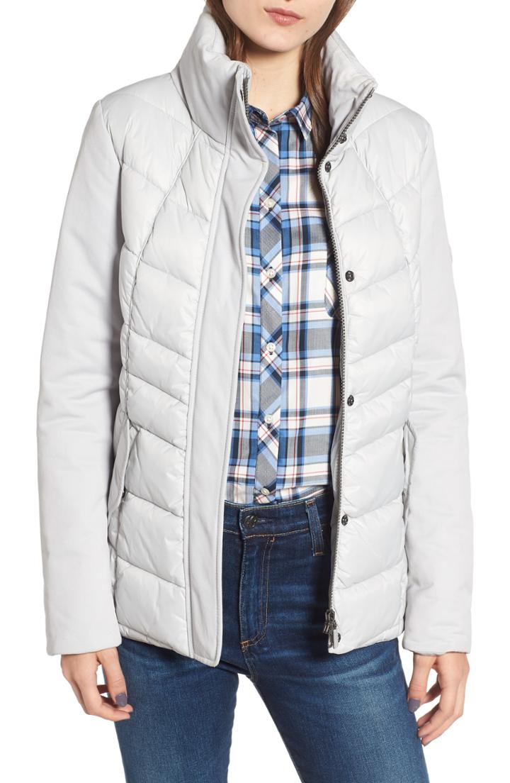 Women's Barbour Hayle Quilted Jacket Us / 10 Uk - White