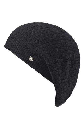 Women's Helen Kaminski Cashmere Slouch Beret - Black