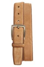 Men's Magnanni Crosta Suede Belt - Castoro