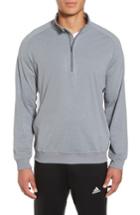 Men's Adidas Club Quarter Zip Pullover, Size - Grey
