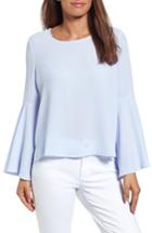 Women's Vince Camuto Bell Sleeve Blouse - Blue