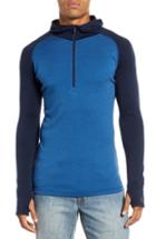 Men's Smartwool Merino 250 Base Layer Hooded Pullover, Size - Blue