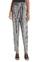 Women's Brochu Walker Nives Metallic Velvet Pants - Metallic