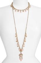 Women's Marchesa Sheer Bliss Set Of 2 Layering Necklaces