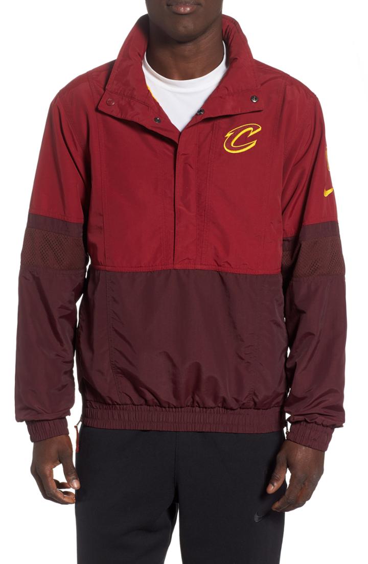 Men's Nike Cleveland Cavaliers Courtside Warm-up Jacket, Size - Pink