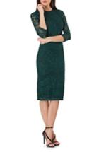 Women's Js Collections Soutache Sheath Dress - Green