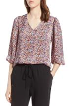 Women's Halogen Blouson Sleeve Crepe Blouse - Pink