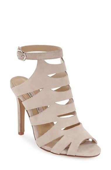 Women's Kristin Cavallari 'poppy' Cage Sandal .5 M - Grey