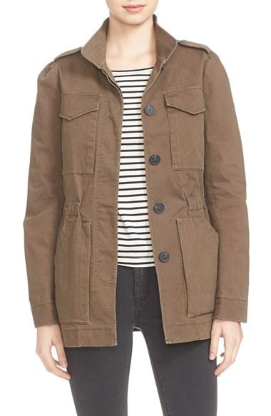 Women's La Vie Rebecca Taylor Luxe Stretch Twill Utility Coat