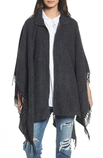 Women's Treasure & Bond Zipper Poncho