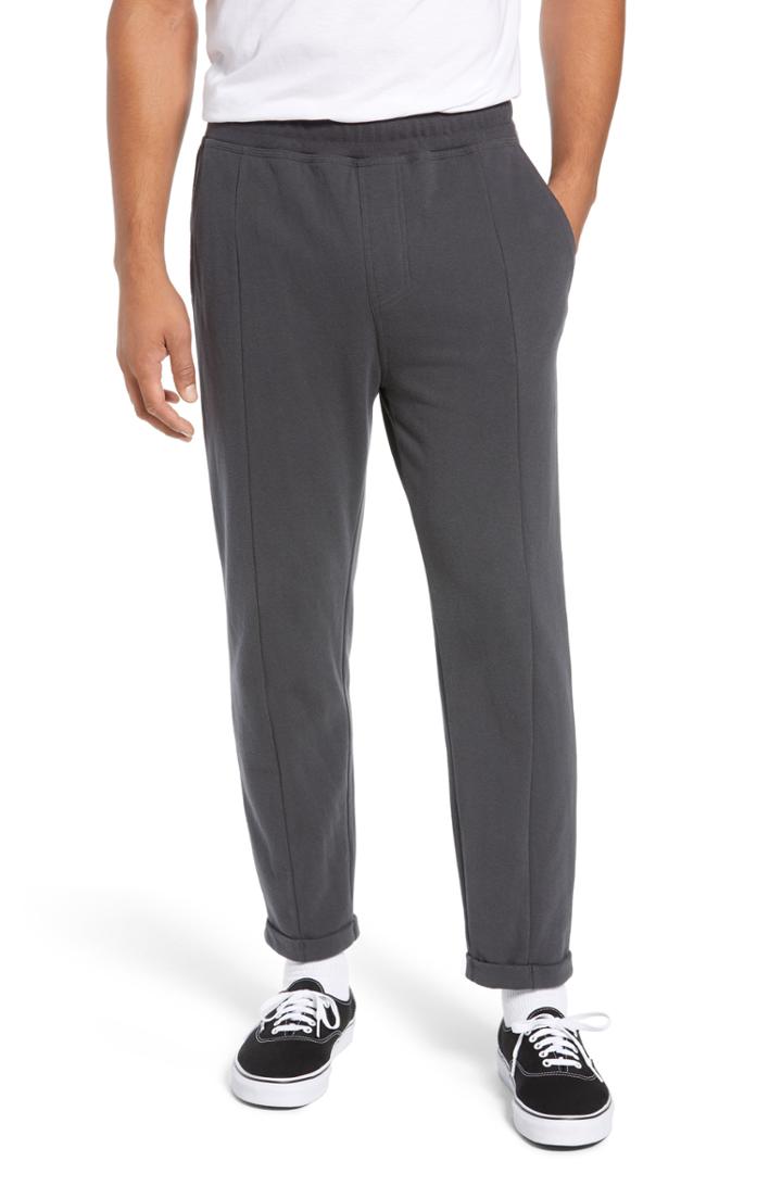 Men's Hurley Atlas Slim Fit Cropped Fleece Pants - Grey