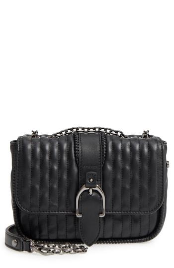 Longchamp Amazone Quilted Leather Crossbody Bag - Black