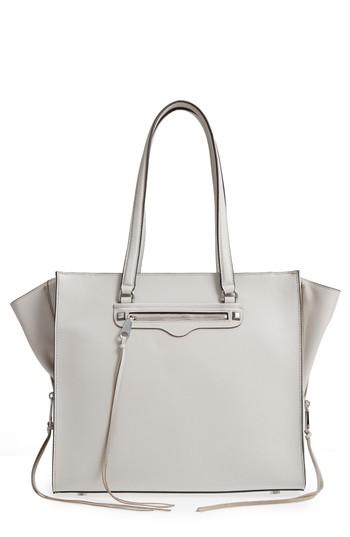 Rebecca Minkoff Always On Regan Leather Tote - Grey