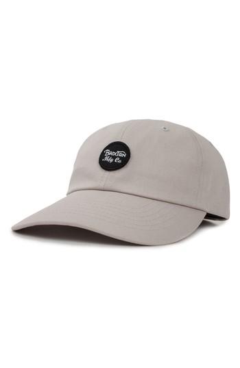 Men's Brixton Wheeler Snapback Baseball Cap - Beige