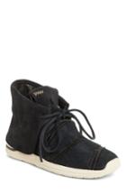 Women's Wmv Visvim Huron Lhamo Hi Folk Hidden Wedge Sneaker M - Black