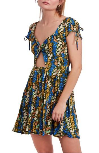 Women's Free People Miss Right Minidress - Blue