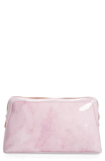 Ted Baker London Tristyn Rose Quartz Wash Bag, Size - Nude Pink