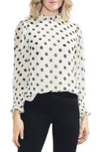 Women's Vince Camuto Spotlight Melody Smock Cuff Blouse, Size - White