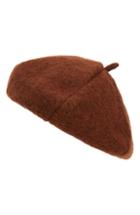 Women's Trouve Heathered Beret - Brown