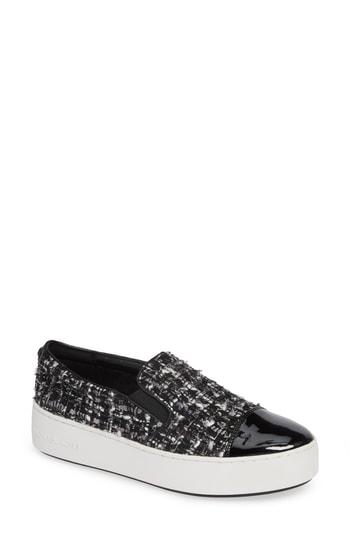 Women's Michael Michael Kors Tia Slip-on Platform Sneaker M - Metallic