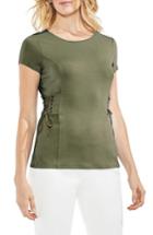 Women's Vince Camuto Side Lace-up Top, Size - Green