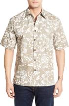 Men's Kahala 'dukes Par' Fit Sport Shirt, Size Small - Brown