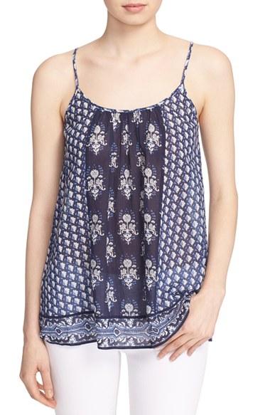 Women's Soft Joie 'sparkle' Block Print Cotton Tank