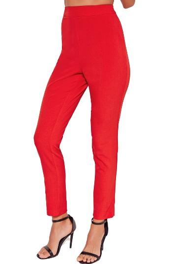 Women's Missguided High Waist Cigarette Leg Pants