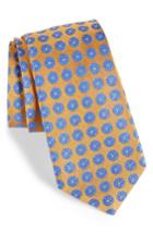 Men's Nordstrom Men's Shop Carlos Medallion Silk Tie, Size - Metallic