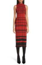 Women's Proenza Schouler Sleeveless Stripe Knit Dress - Red